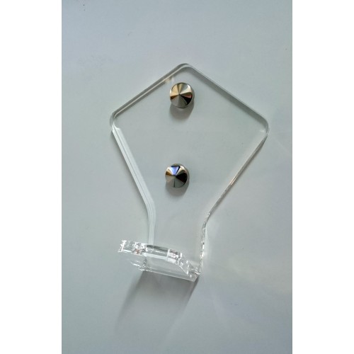 Appendino appendiabiti da parete in Plexiglass